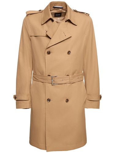 Trench-coat En Coton H-hyde - BOSS - Modalova