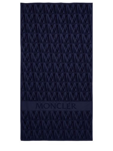 Monogram Cotton Beach Towel - MONCLER - Modalova