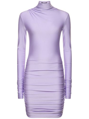 Robe Courte En Lycra Brillant Oleandra - THE ANDAMANE - Modalova