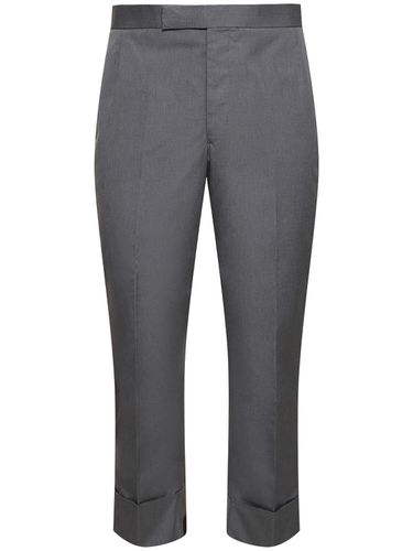 Pantalon En Coton Mélangé - THOM BROWNE - Modalova