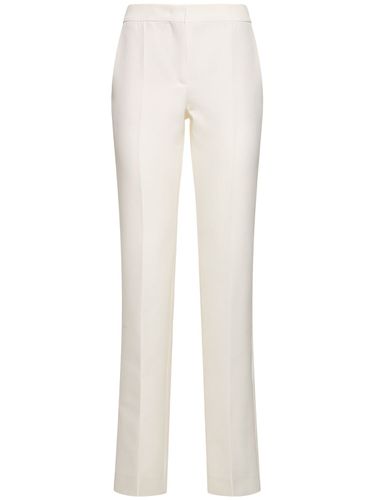 Pantalon Droit En Duchesse De Coton - MOSCHINO - Modalova