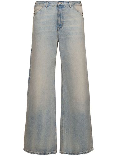 Jean Large En Denim De Coton - COURREGES - Modalova