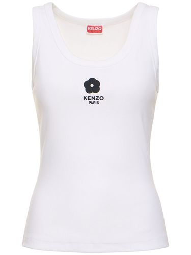 Débardeur En Jersey De Coton Nervuré Boke - KENZO PARIS - Modalova