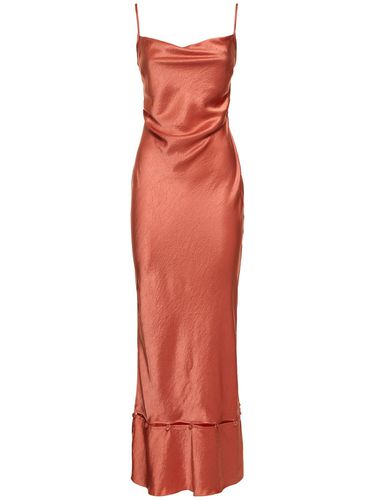 Robe Longue En Satin Renny - NANUSHKA - Modalova