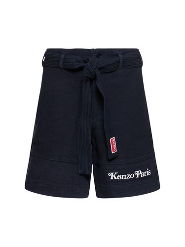 Short De Judo En Coton Tissé Kenzo By Verdy - KENZO PARIS - Modalova