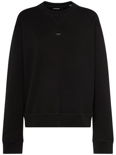 Sweat-shirt En Coton Brossé - DSQUARED2 - Modalova