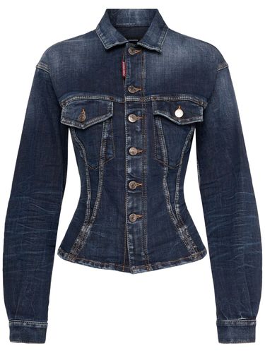 Veste Bustier En Denim Stretch - DSQUARED2 - Modalova