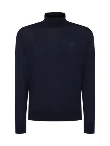 Pull-over Col Roulé En Maille De Laine - DSQUARED2 - Modalova