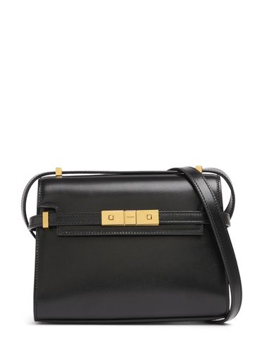 Sac Bandoulière Mini En Cuir Manhattan - SAINT LAURENT - Modalova