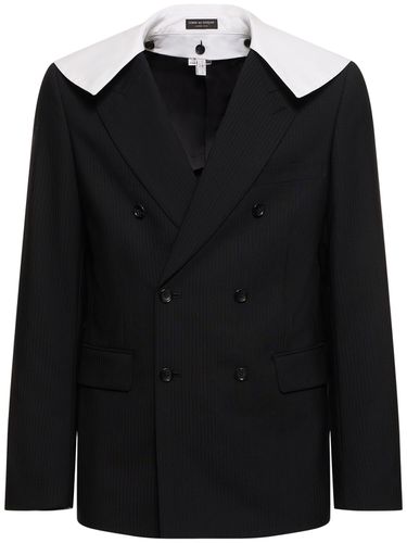 Blazer En Laine À Double Boutonnage - COMME DES GARÇONS HOMME PLUS - Modalova