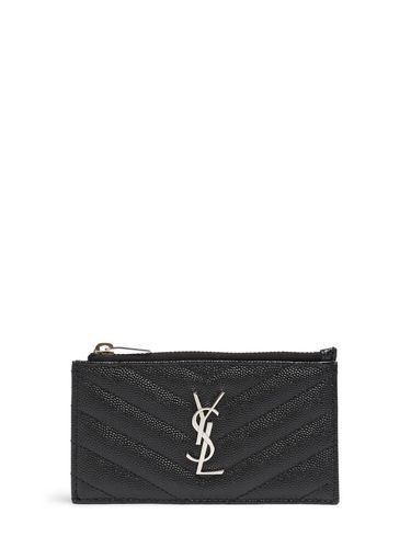 Porte-cartes À Logo - SAINT LAURENT - Modalova