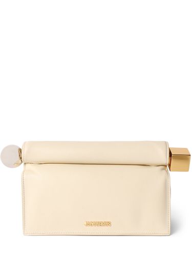 Pochette En Cuir La Pochette Rond Carre - JACQUEMUS - Modalova