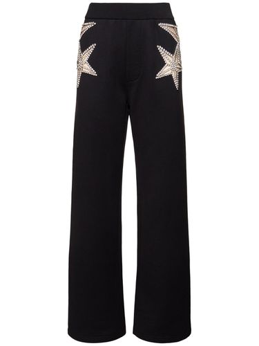 Pantalon Droit À Étoiles Brodées - DSQUARED2 - Modalova