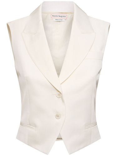 Gilet Cintré En Viscose - ALEXANDER MCQUEEN - Modalova