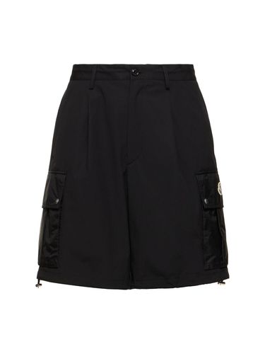 Cotton Cargo Shorts - MONCLER - Modalova