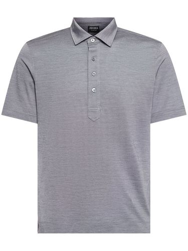 Polo En Coton Et Soie Leggerissimo - ZEGNA - Modalova