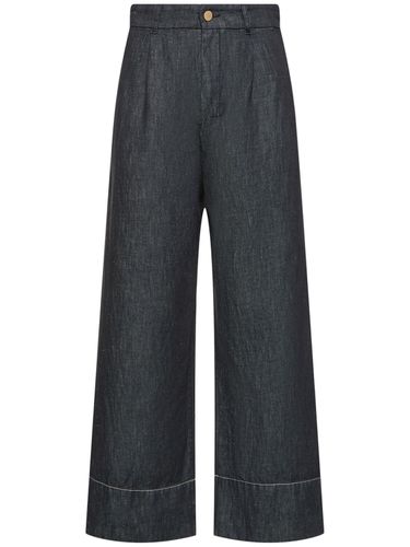 Pantalon En Denim De Lin Et Coton Petra - 'S MAX MARA - Modalova