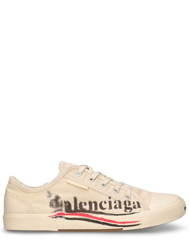 Sneakers À Logo Paris Political - BALENCIAGA - Modalova