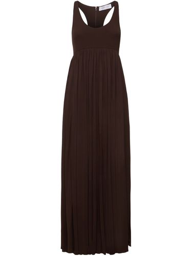 Robe Longue Évasée En Jersey Stretch - MICHAEL KORS COLLECTION - Modalova