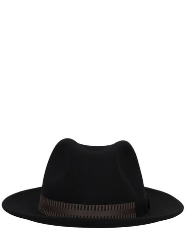 Chapeau En Feutre De Laine Ricky 6 Cm - BORSALINO - Modalova