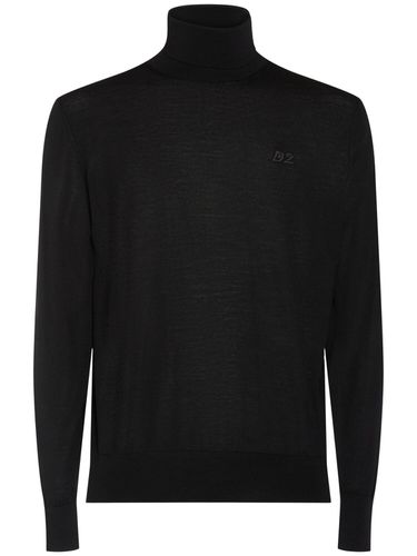 Pull-over En Laine À Monogramme À Col Roulé - DSQUARED2 - Modalova