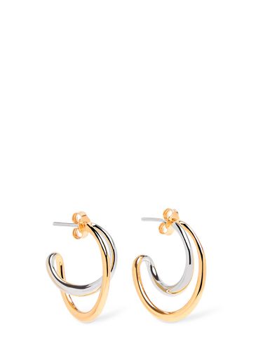 Boucles D’oreilles En Vermeil Et Initial - CHARLOTTE CHESNAIS - Modalova