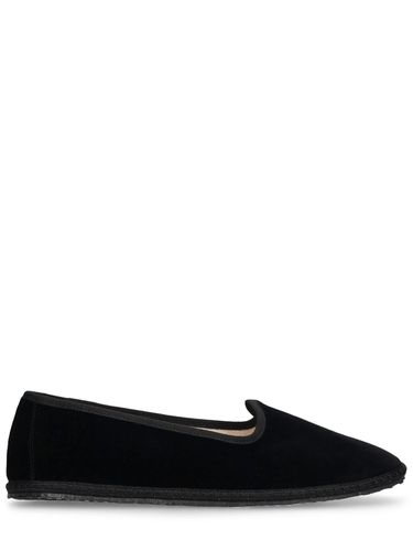 Chaussures En Velours Nero 10 Mm - VIBI VENEZIA - Modalova