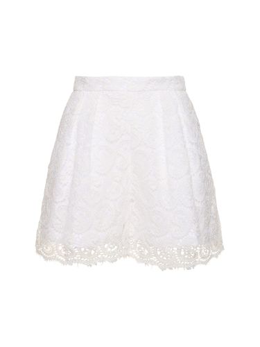 Short En Dentelle De Coton Mélangé À Motif Paisley - GIAMBATTISTA VALLI - Modalova