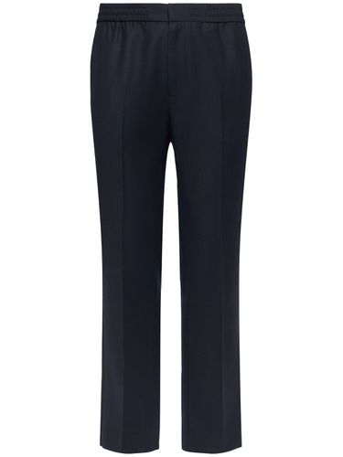 Pantalon En Flanelle De Laine Légère - AMI PARIS - Modalova