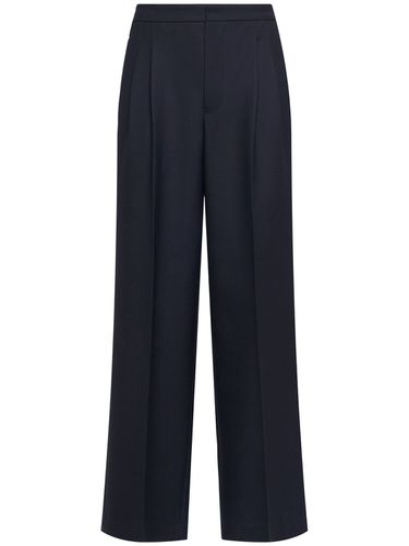 Pantalon Oversize En Gabardine De Laine - AMI PARIS - Modalova