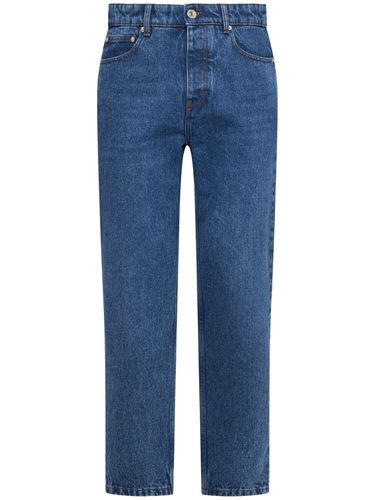 Jean Tapered En Denim De Coton - AMI PARIS - Modalova