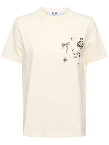 T-shirt Embelli - MSGM - Modalova