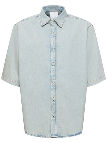 Chemise Manches Courtes En Denim Santropi - ACNE STUDIOS - Modalova