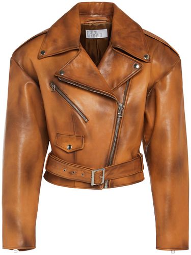 Veste Biker En Cuir - GIUSEPPE DI MORABITO - Modalova