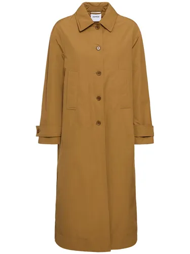 Trench-coat Long En Gabardine Eleanor - ASPESI - Modalova