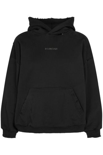 Sweat-shirt Medium Fit D’aspect Usé À Capuche - BALENCIAGA - Modalova