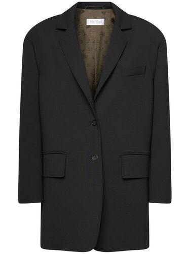 Blazer En Laine Mélangée À Boutonnage Simple Suez - MAX MARA - Modalova