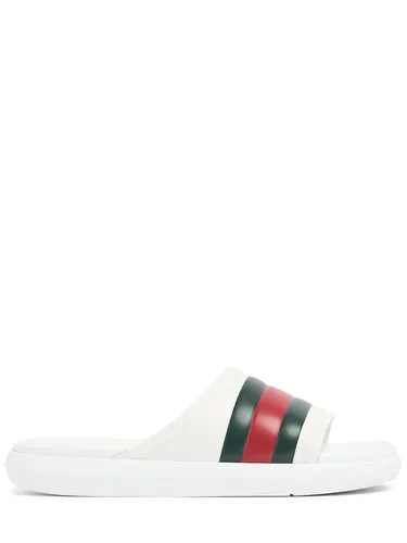 Claquettes En Caoutchouc Ace - GUCCI - Modalova