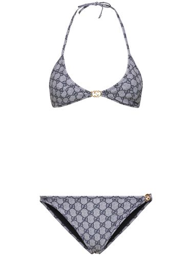 Bikini En Jersey Brillant - GUCCI - Modalova