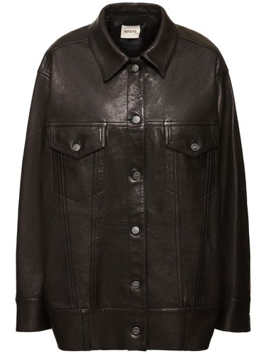 Veste En Cuir D’agneau Grizzo - KHAITE - Modalova