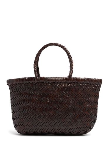 Panier Mini En Cuir Flat Gora - DRAGON DIFFUSION - Modalova