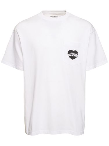 T-shirt En Coton Avec Poche Amour - CARHARTT WIP - Modalova