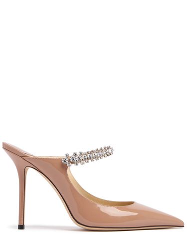 Mules En Cuir Verni Bing 100 Mm - JIMMY CHOO - Modalova