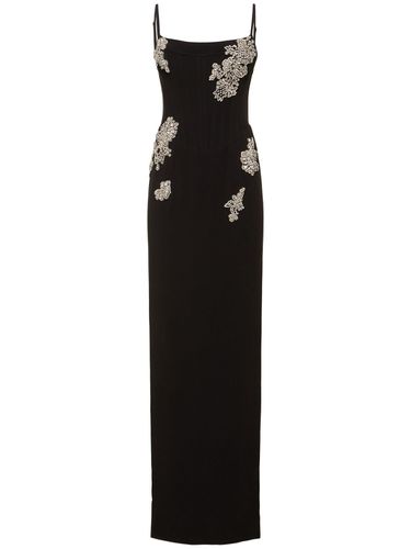 Robe Longue En Cady Brodé - ZUHAIR MURAD - Modalova