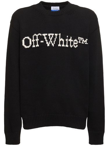 Pull-over En Maille Big Bookish - OFF-WHITE - Modalova