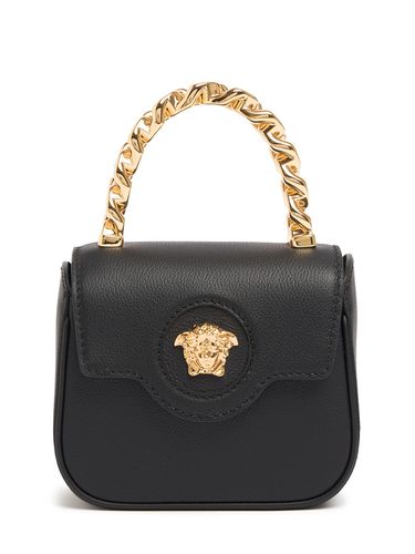 Sac À Main En Cuir Grainé Medusa - VERSACE - Modalova