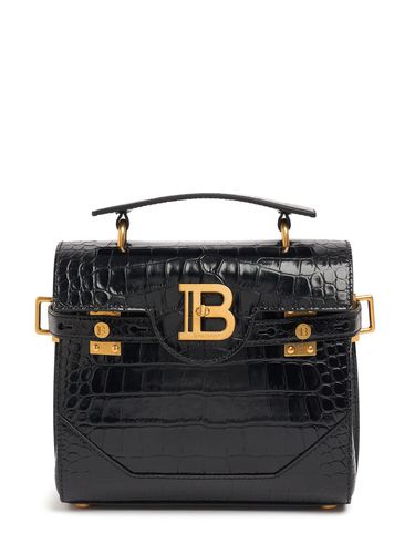 Sac En Cuir Embossé B-buzz 23 - BALMAIN - Modalova