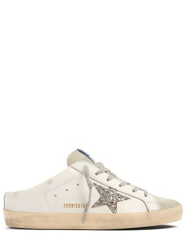 Sneakers Mules En Cuir Super-star 20 Mm - GOLDEN GOOSE - Modalova