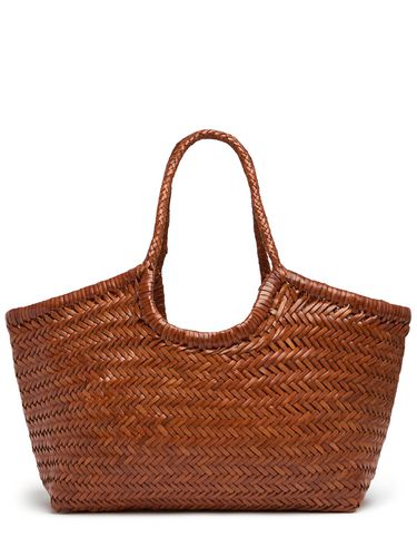 Grand Sac En Cuir Tressé Nantucket - DRAGON DIFFUSION - Modalova