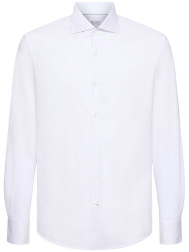 Chemise En Jersey De Coton - BRUNELLO CUCINELLI - Modalova